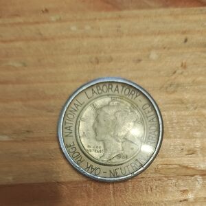 Oak Ridge National Laboratory Commemorative Token - Two-Tone Metal